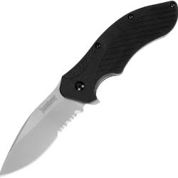 Couteau A/O Kershaw Clash Lame Acier 8Cr13MoV Manche Nylon Noir Linerlock A/O KS1605STX