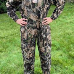 Combinaison camoufl&eacute;ee, coton pour jeu, chasse, tir, paint ball, safari, aventure