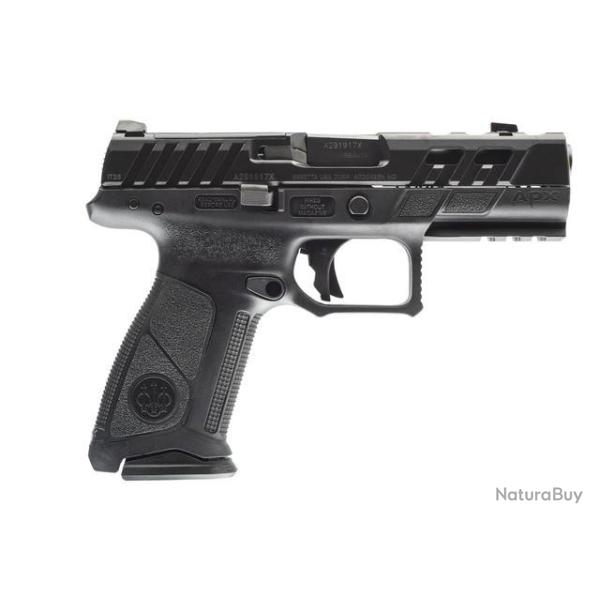 Pistolet Beretta APX A1 PORTED noir 9 Para 2*17 coups + 1*19