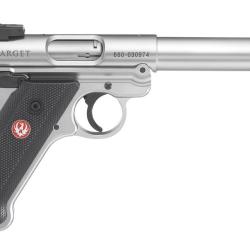 Pistolet Ruger MARK IV .22LR 5.1/2" 10 coups inox TARGET 40103 (2C)