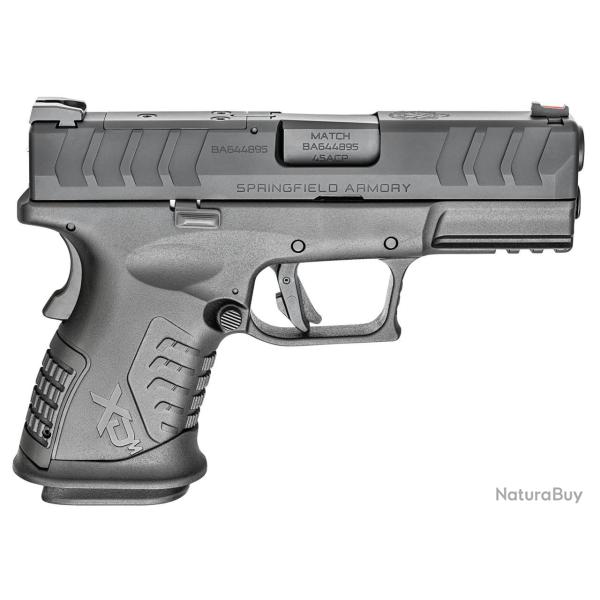 Pistolet Springfield Armory XD-M ELITE 3.8 COMPACT OSP 45ACP - chargeurs 2x10 coups