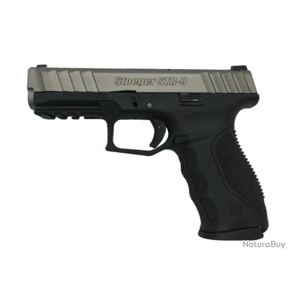 Pistolet Stoeger STR9 STAINLESS CAL 9X19 15 coups - 2 chargeurs