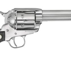 Revolver Ruger NEW VAQUERO KNV-455-SASS en paire .45COLT 5.1/2" 6CP inox avec MALLET