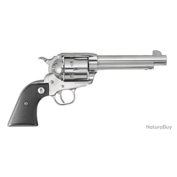 Revolver Ruger NEW VAQUERO KNV-455-SASS en paire .45COLT 5.1/2" 6CP inox avec MALLET