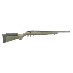 Carabine Ruger AMERICAN RIMFIRE .22LR 10 coups 18" 46CM FILET 1/2-28" VERTE - OD GREEN
