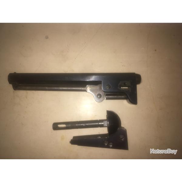 Canon avec levier de bourroir et carcasse acier calibre 36 euroarms briesca