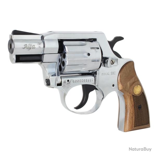 ALFA PROJ MOD: 220 CHROME CAL.22 LR NEUF / 9 COUPS / CANON DE 2 POUCES