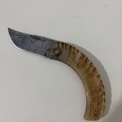 couteau fabriqu&eacute; en corse Curnicciolu de Fabien Cazorla