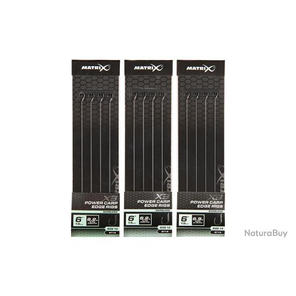 Bas de Ligne Mont� Matrix X3 Power Carp Edge 15 cm 10 / D 0.20mm