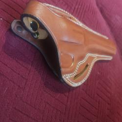 Holster cuir Colt diamondback 6 pouces