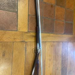Fusil Merkel cal 12  juxtapos&eacute;, canons 71 cm excellent &eacute;tat. Crosse anglaise