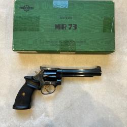 RARE Lot Revolver ManuRhin MR73 6" cal .357 mag 1984 fabrication Mulhouse