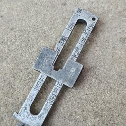 Planchette de hausse de fusil Berthier 07 15