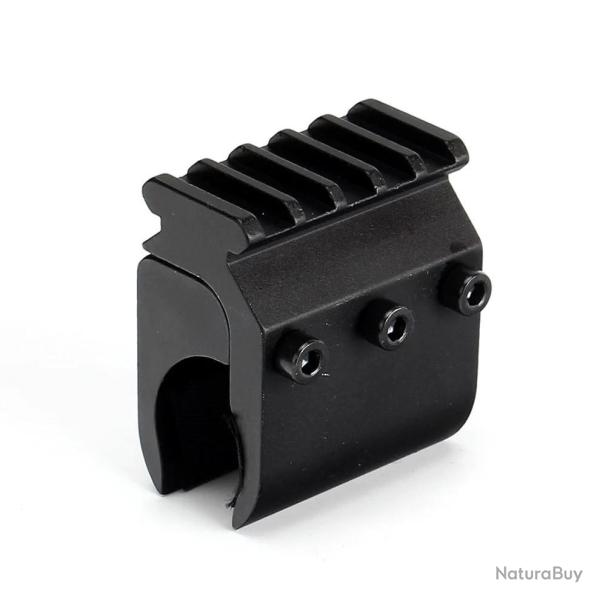 Rail picatinny pour Optique avec fixation sur canon de 17 � 30 mm