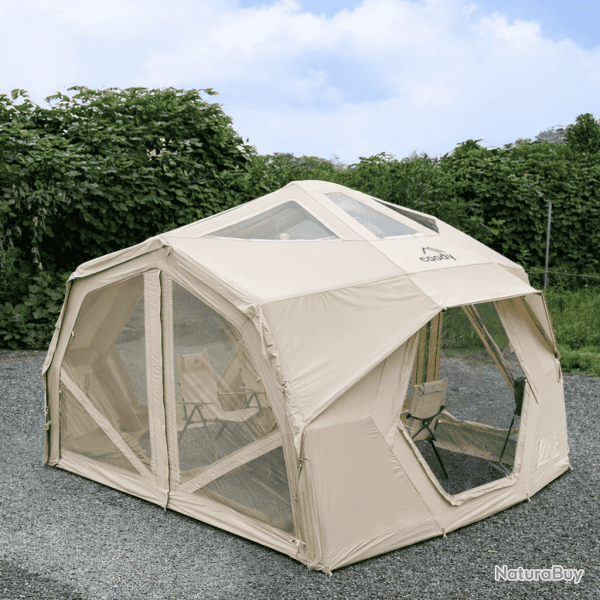 Abri gonflable Coody Hub Shelter 13 PRO renforc� - Beige
