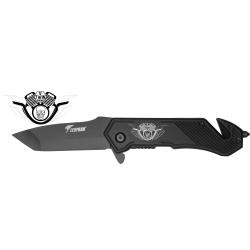 Couteau de poche L&eacute;opard Darkgrip 12 cm Navy