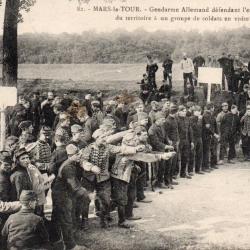 Carte postale ancienne - Mars-la-Tour - Gendarme Allemand -N&deg;4288