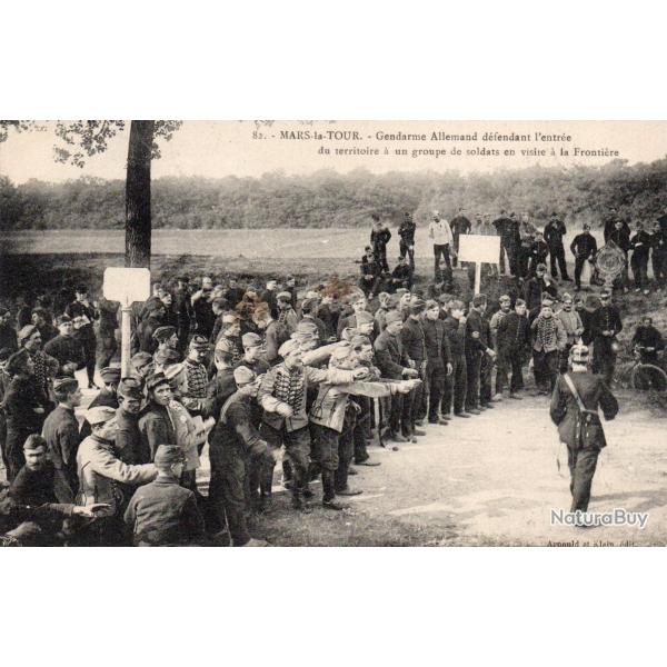 Carte postale ancienne - Mars-la-Tour - Gendarme Allemand -N�4288