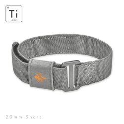 Ti-FXDS Strap 20mm - Gris / Short
