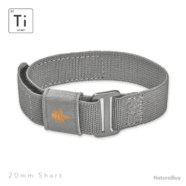 Ti-FXDS Strap 20mm - Gris / Short