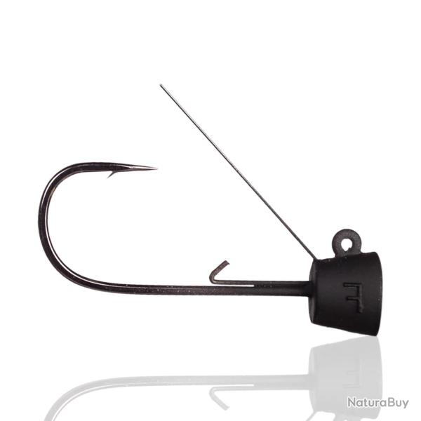 T�te Plomb�e Reins NR Jig Head Guard (Ned Rig) 1,8g 1 Par 4 Matt Black