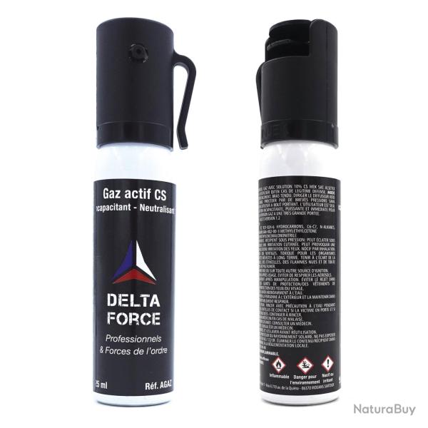 A�rosol de d�fense Delta Force gaz CS liquide 25 ml - Autre / Unit�