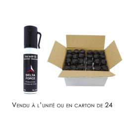 A&eacute;rosol de d&eacute;fense Delta Force gaz CS liquide 25 ml - Autre / Pack 24