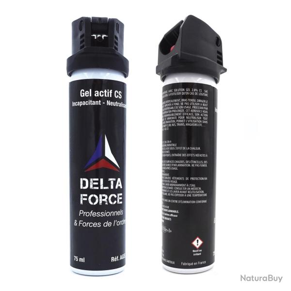 A�rosol de d�fense Delta Force gel au CS 75 ml � jet directif - Autre / Unit�
