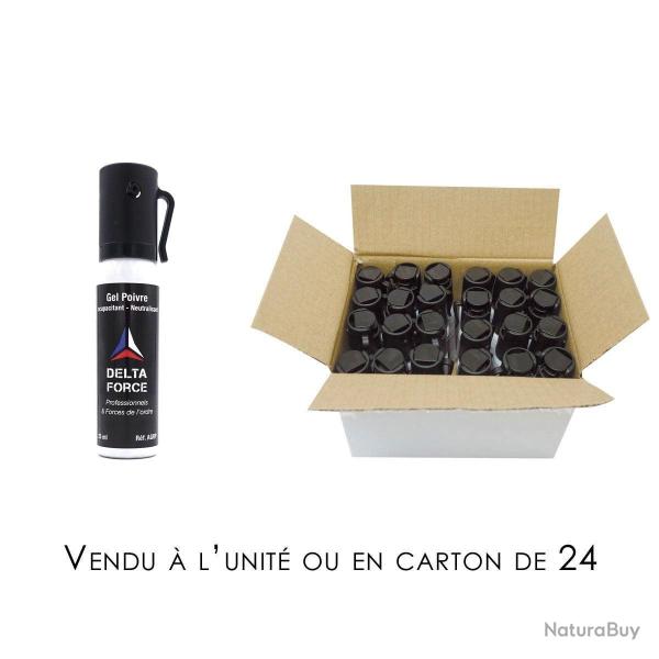 A�rosol de d�fense Delta Force Red Pepper OC 25 ml - Autre / Pack 24