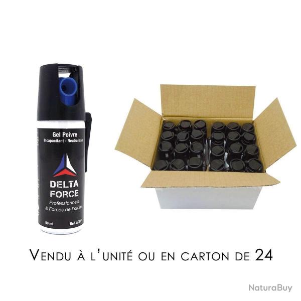 A�rosol de d�fense Delta Force Red Pepper OC 50 ml - Autre / Pack 24