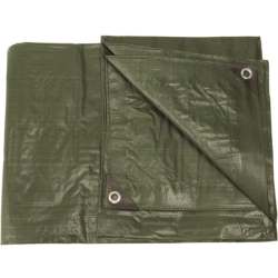 B&acirc;che PE 385 x 500 cm Mil-Tec - Vert olive / 385 x 500 cm