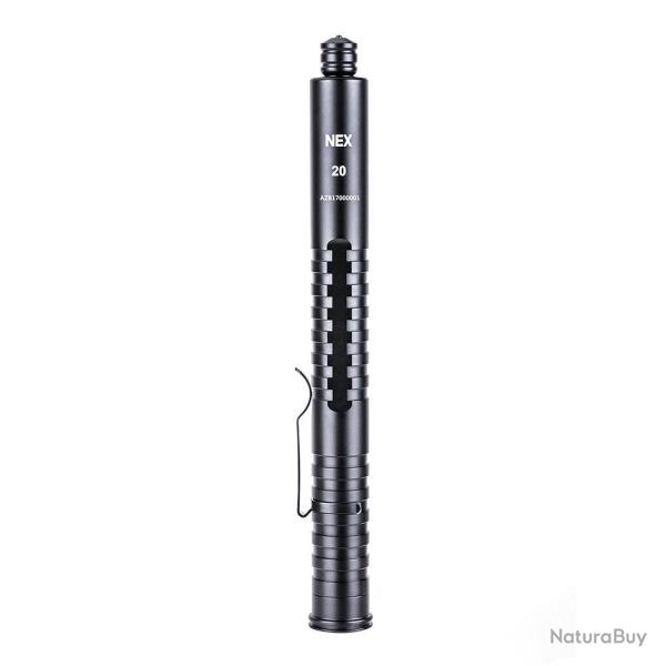 B�ton t�lescopique Nextorch N20 Wal 20" d�ploy� 50 cm 250 g - Noir