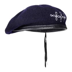 B&eacute;ret bleu marine hongroise Le Centurion 100% laine m&eacute;rinos - Bleu marine / T57