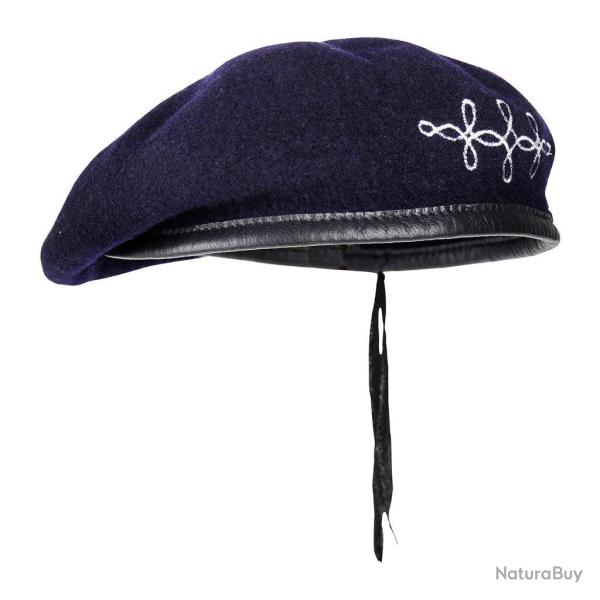 B�ret bleu marine hongroise Le Centurion 100% laine m�rinos - Bleu marine / T58