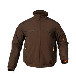 Blouson bomber Ares Trex softshell membran&eacute; 10 000 mm - Marron / XXXL