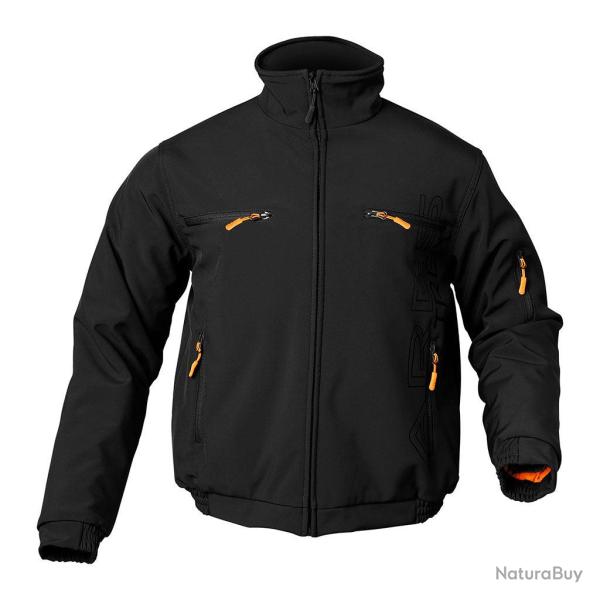 Blouson bomber Ares Trex softshell membran� 10 000 mm - Noir / M