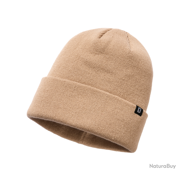 Bonnet Brandit Arcylique Tissage Fin - Beige