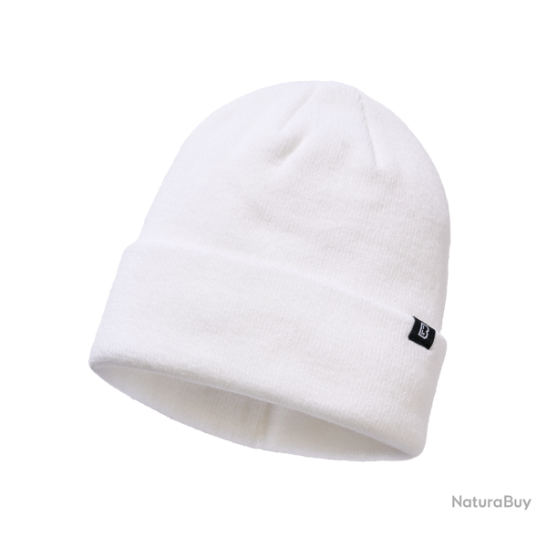 Bonnet Brandit Arcylique Tissage Fin - Blanc