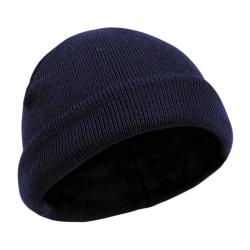 Bonnet commando Ares en acrylique 100%, coiffe tricot&eacute;e - Bleu