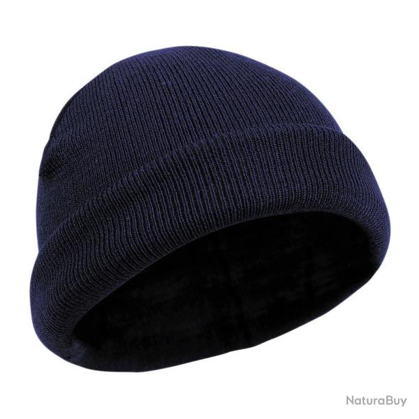 Bonnet commando Ares en acrylique 100%, coiffe tricot�e - Bleu