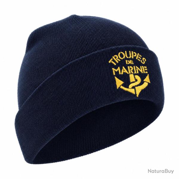 Bonnet OPEX brod� Troupes de Marine en maille acrylique - Autre