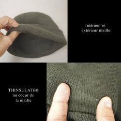 Bonnet OPEX en maille acrylique doubl&eacute;e Thinsulate - Vert