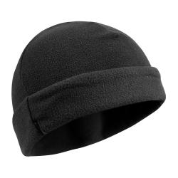 Bonnet polaire Ares en polyester 100%, coiffe de saison froide - Noir
