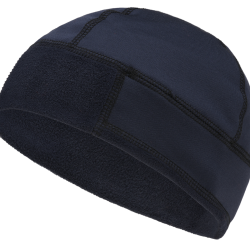 Bonnet polaire Brandit BW en polyester extensible &agrave; coutures - Bleu Marine
