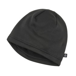Bonnet polaire Brandit Fleece Cap Ice en polyester - Noir