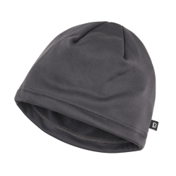 Bonnet polaire Brandit Fleece Cap Ice en polyester - Anthracite