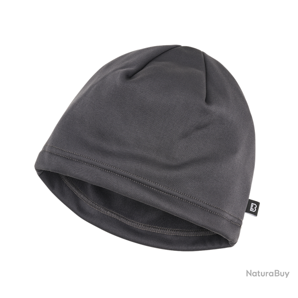 Bonnet polaire Brandit Fleece Cap Ice en polyester - Anthracite