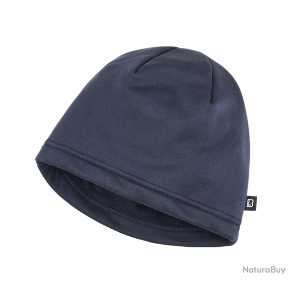 Bonnet polaire Brandit Fleece Cap Ice en polyester - Bleu Marine