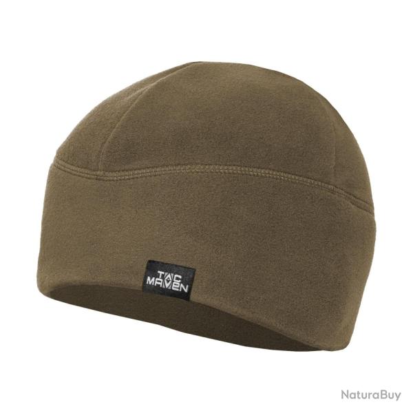 Bonnet polaire Tac Maven Oros 100% polyester coutures plates - Coyote / Taille unique