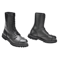Bottes Brandit Phantom 14 oeillets cuir tige montante - Noir / 43 EU / 9 US